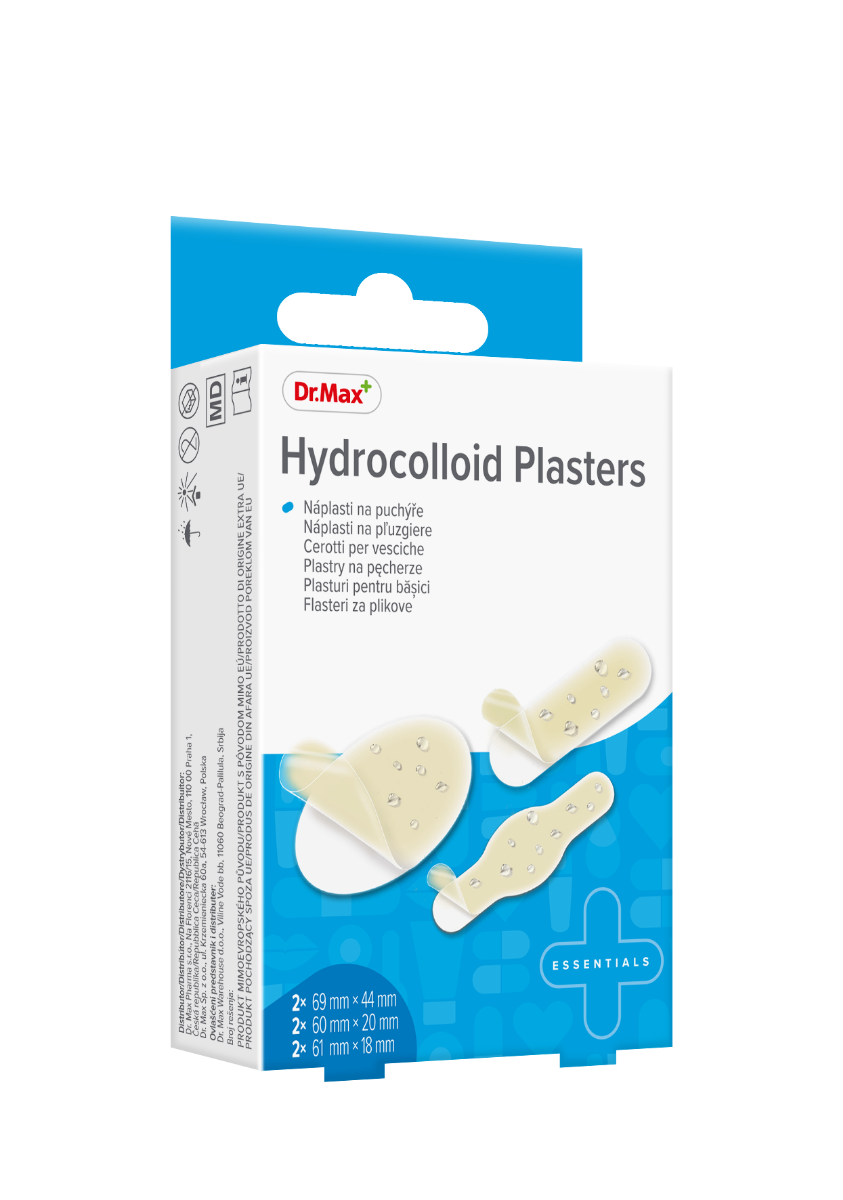 Dr. Max Plaster Hydrocolloid 20 x 60mm, 6 bucati