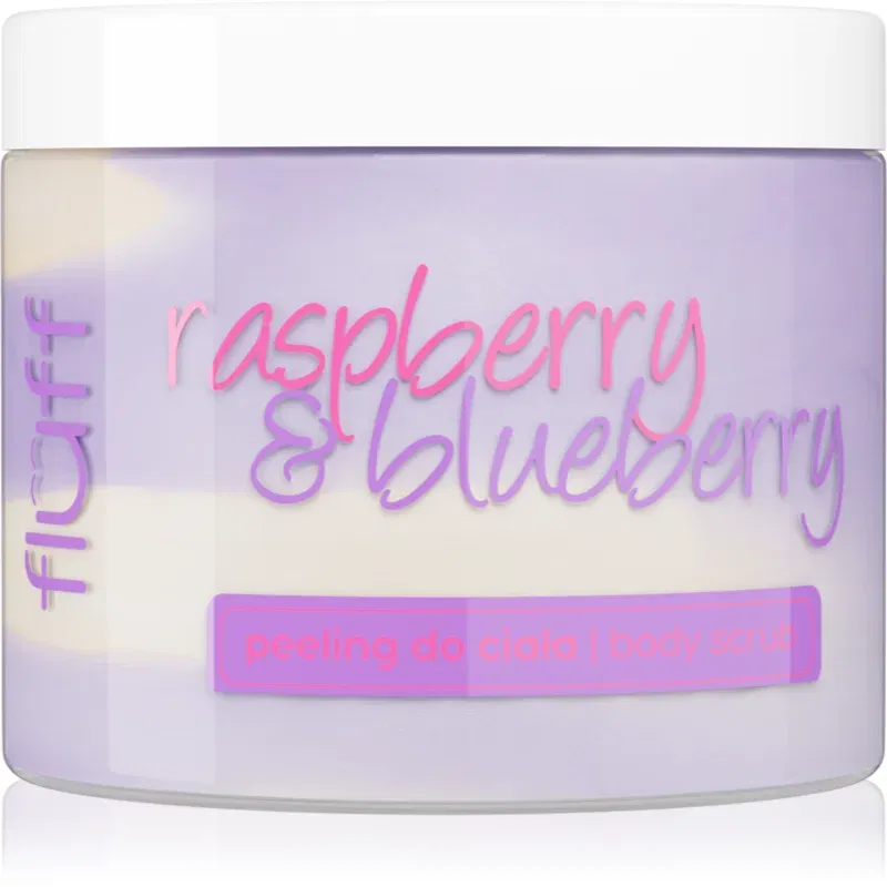 Fluff Blueberry & Raspberry exfoliant pentru corp 160 ml