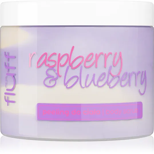 Fluff Blueberry & Raspberry exfoliant pentru corp 160 ml