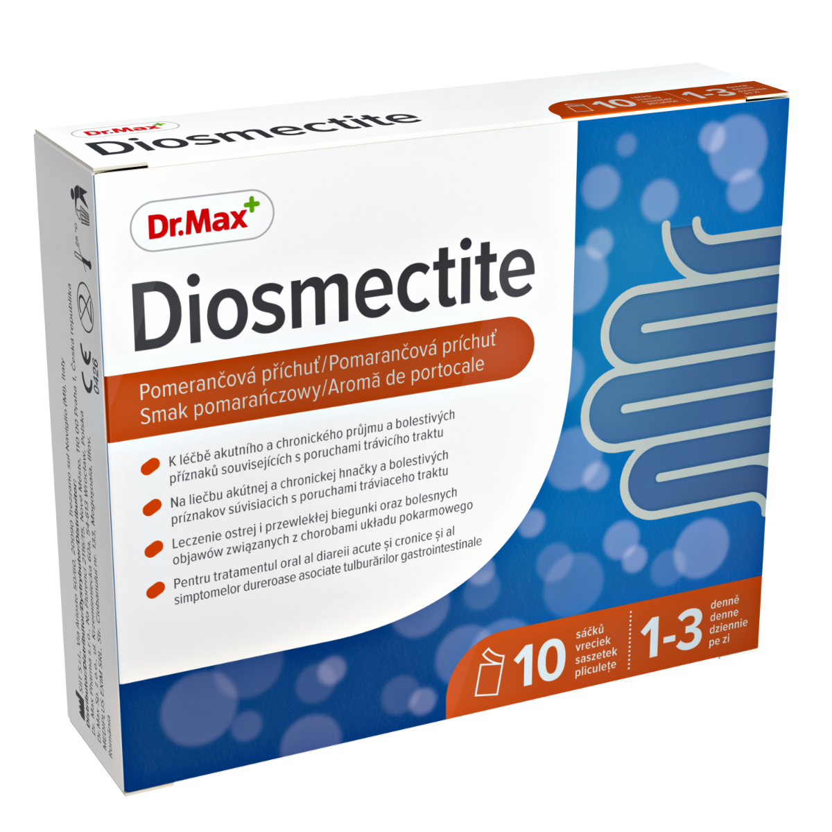 Dr. Max Diosmectita, 10 plicuri