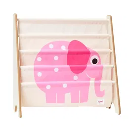 Raft organizator de carti pentru copii, 3 Sprouts, Elefant