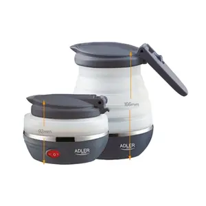 Firebator apa Adler AD 1279, 750 W, 0.6 L, Silicon (Alb/Negru)