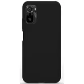 Protectie Spate Lemontti Liquid Silicon LEMHLSXRN105GBK pentru Xiaomi Redmi Note 10 5G (Negru)