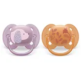 Philips Avent Ultrasoft SCF091/18 6-18 m suzetă Animal Girl 2 buc