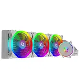 Cooler CPU AQIRYS Aquarius 360 AiO, 3 x 120mm, iluminare ARGB (Alb)