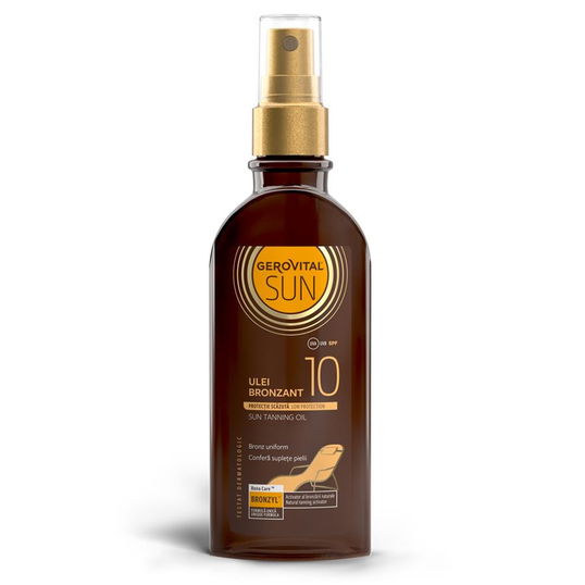 Gerovital Sun Ulei Bronzant SPF 10, 150 ml