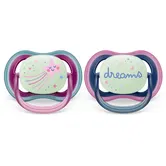 Philips Avent Ultra Air Night SCF376/14 6-18 m suzetă Girl 2 buc