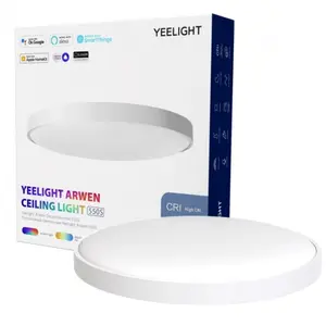 Plafoniera Yeelight LED Ceiling Light Arwen 550S, 50 W, 3500 lm, Control Aplicatie (Alb)
