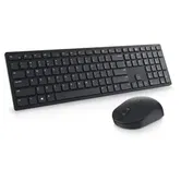 Kit Tastatura si Mouse wireless Dell Pro KM5221W, Layout US Intl (Negru)