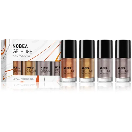 NOBEA Metal Precious Blink Set set de lacuri de unghii