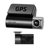 Camera auto DVR 70mai Dash Pro Plus A500S, GPS, senzor SONY IMX335, 2.7K 1944p, Night Vision, Wi-Fi, control in aplicatie + Camera spate 70mai RC06 FHD (Negru)