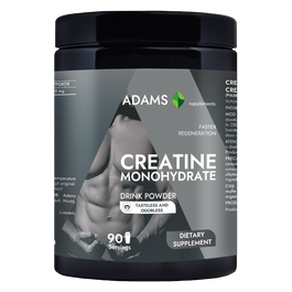 Creatina monohidrata fara aroma, 400g, Adams Vision