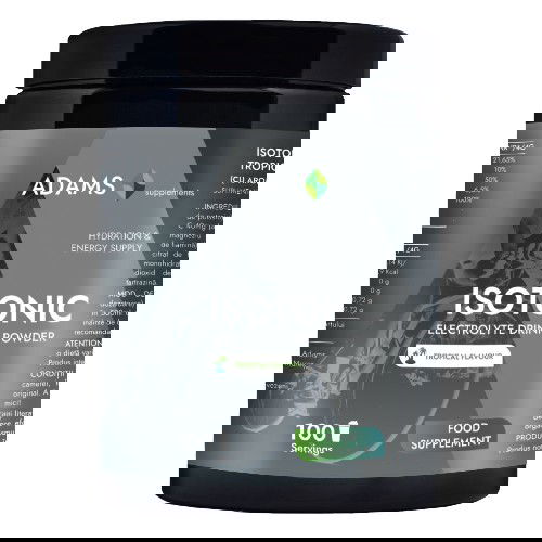 Bautura izotonica cu electroliti Tropical, 400g, Adams Vision