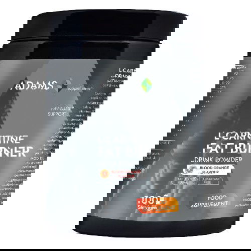 L-Carnitine Fat Burner Orange, 350g, Adams Vision