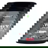 Pudra proteica cu aroma de capsuni Whey Concentrate Protein, 360g, Adams Vision