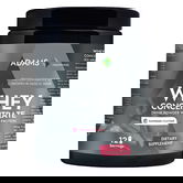 Pudra proteica cu aroma de zmeura Whey Concentrate Protein, 360g, Adams Vision