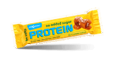 Baton proteic cu caramel sarat fara gluten si fara zahar, 40g, Maxsport