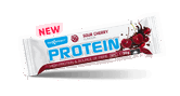 Baton proteic cu visine fara gluten, 50g, Maxsport