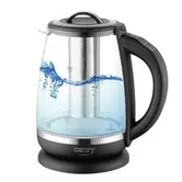 Fierbator apa Camry CR 1290, 2200 W, 2 L (Transparent/Negru)