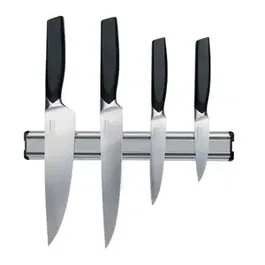 Set 4 cutite cu suport magnetic Rondell RD-1159 (Negru)