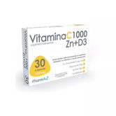 Vitamina C 1OOO Zn+D3, 30 capsule, PharmA-Z - Imunitate scazuta (1)