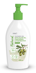 Dr. Max Natural Gel de dus cu ulei de masline, 490ml