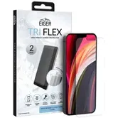 Folie Protectie Eiger Clear Tri Flex EGSP00629 pentru Apple iPhone 12, iPhone 12 Pro, 2 buc/pachet (Transparent)