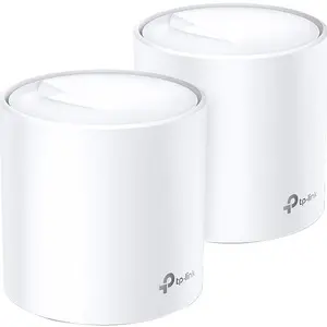 Router Wireless Mesh TP-Link Deco X60, Gigabit, Dual Band, 3000 Mbps, 2 Pack (Alb)