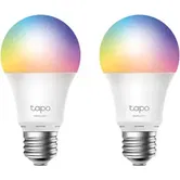 Set 2 becuri Wi-Fi inteligente TP-Link Tapo L530E, Multicolor, Wi-Fi 2.4GHz, 806 Lumeni, E27