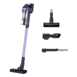 Aspirator vertical Samsung Jet VS15A6031R4, 0.8 L, 21.6 V, 410 W, Autonomie 40 min (Negru/Violet)