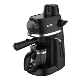 Espressor manual Zass ZEM 07, 800 W, 3.5bari, 240ml, Indicator temperatura apa (Negru)