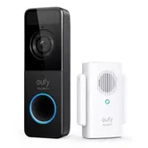 Set Sonerie Video Eufy E8220311, Wireless, 1080p Full HD, autonomie 4 luni, cu difuzor (Negru)