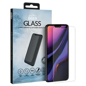 Folie Protectie Sticla Temperata Eiger EGSP00519 pentru Apple iPhone 11 Pro, iPhone XS, iPhone X (Transparent)