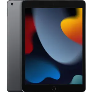 Tableta Apple iPad 9 (2021), 10.2", Procesor Apple A13 Bionic, IPS LCD Capacitive touchscreen 10.2", 64GB Flash, 8 MP, Wi-Fi, Bluetooth, iOS (Gri Spatial)
