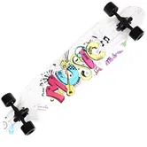Longboard Action One, ABEC-7 PU, Aluminiu, 100 kg, 105.5 x 22 cm, Multicolor Music