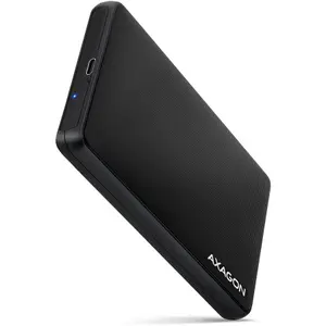 Rack HDD/SSD AXAGON EE25-SLC, USB-C 3.2 Gen1, SATA 6G 2.5", SLIDE box (Negru)
