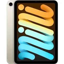 Tableta Apple iPad Mini 6 (2021), Cellular, Procesor Apple A15 Bionic, Ecran IPS 8.3", 64GB Flash, 12 MP, Wi-Fi, Bluetooth, 5G, iPadOS (Starlight)