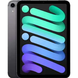 Tableta Apple iPad Mini 6 (2021), Cellular, Procesor Apple A15 Bionic, Ecran IPS 8.3", 256GB Flash, 12 MP, Wi-Fi, Bluetooth, 5G, iPadOS (Space Grey)