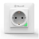 Priza de perete Inteligenta Tellur TLL331321, WiFi, 3000W, 16A (Alb)