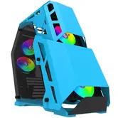Carcasa AQIRYS Procyon ARGB, Middle Tower, Tempered glass (Albastru)