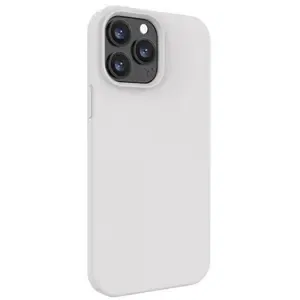 Protectie Spate Lemontti Liquid Silicon LHLSI13PMST pentru Apple iPhone 13 Pro Max (Gri)