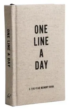 Canvas One Line a Day: A Five-Year Memory Book - Chronicle Books