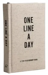 Canvas One Line a Day: A Five-Year Memory Book - Chronicle Books