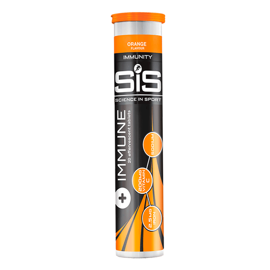Tablete efervescente de hidratare cu vitamina C si fier Immune, 20 tablete, Sis