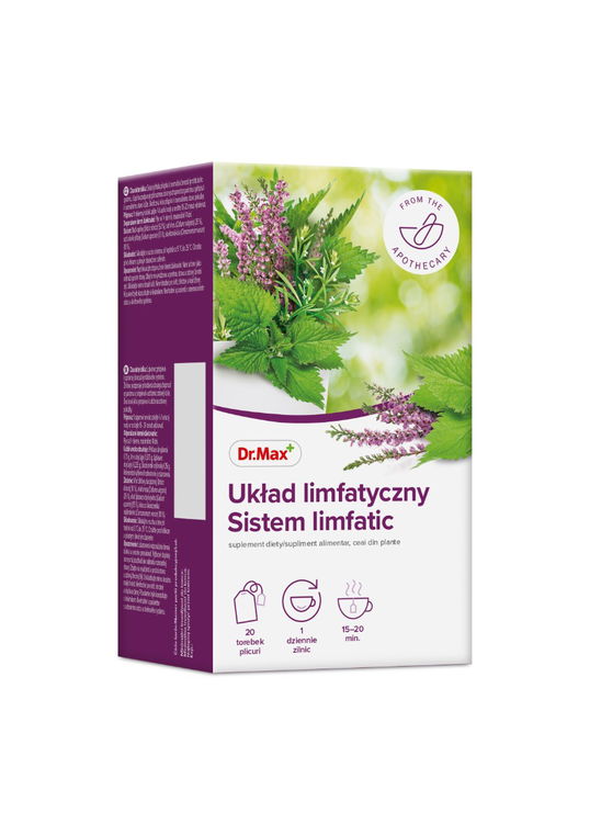Dr. Max Ceai Sistem Limfatic, 20 plicuri