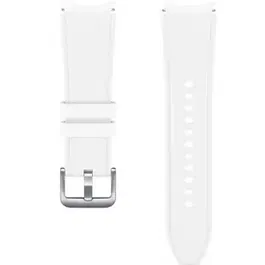 Curea de schimb Samsung Ridge Sport ET-SFR88SWEGEU pentru Samsung Galaxy Watch 4/ 4 Classic, S/M (Alb)