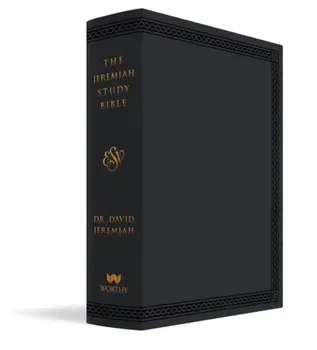 Jeremiah Study Bible, ESV, Black LeatherLuxe. What It Says. What It Means. What It Means for You., Hardback - Dr. David Jeremiah