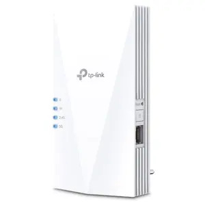 Range Extender Wireless TP-LINK RE500X, Gigabit, Dual Band, WiFi 6, 1500 Mbps, 2 x Antene interne (Alb)
