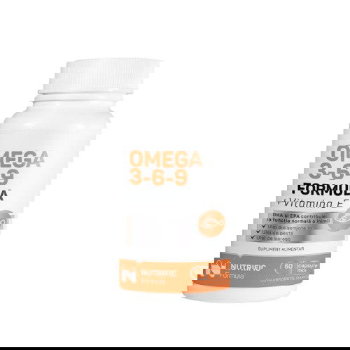 Omega 369 Formula + Vitamina E, 60 capsule, Nutrific