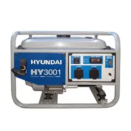 Generator Curent Electric HYUNDAI HY3001, Monofazic, 2,8 kW, 230V (Argintiu)